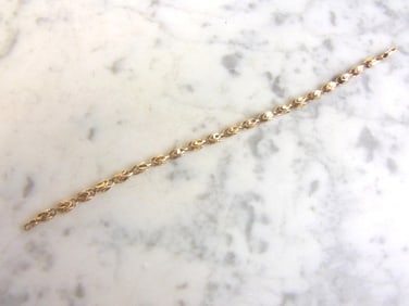 Womens Vintage Estate 14k Yellow Gold Bracelet