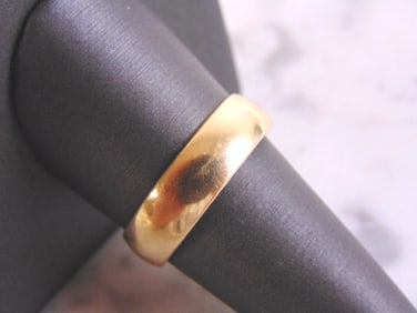 Vintage Estate 14K Yellow Gold Band Wedding Ring