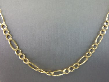 Vintage Estate 14K Yellow Gold Chain Link Necklace