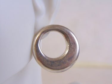 Womens Vintage Estate Sterling Silver Earrings