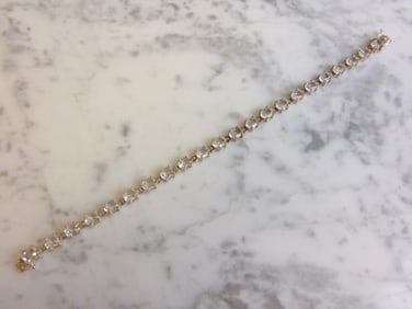 Womens Vintage Estate Sterling Silver Bracelet