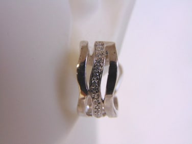 Womens Vintage Estate Sterling Silver Earrings