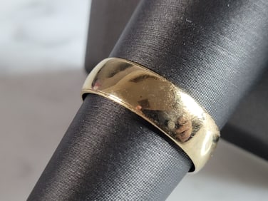 Vintage Estate 14k Yellow Gold Artcarved Wedding Band Ring