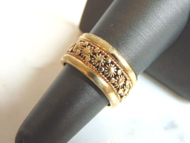 Womens Vintage Estate 14k Gold Wedding Band Ring