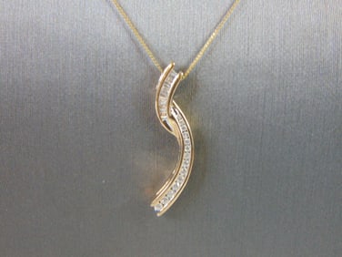 Womens Vintage Estate 10k Gold Diamond Pendant