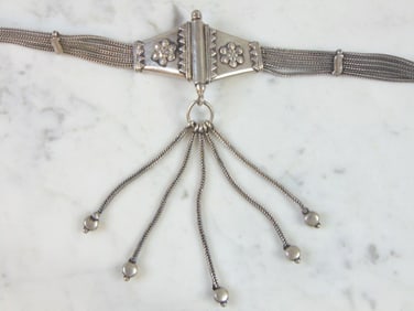 Womens Vintage Estate Sterling Silver Belt