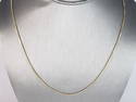 Womens Vintage Estate Fine 18K Yellow Gold Box Link Necklace