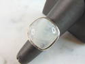 Womens Vintage Estate Sterling Silver Quartz Ring