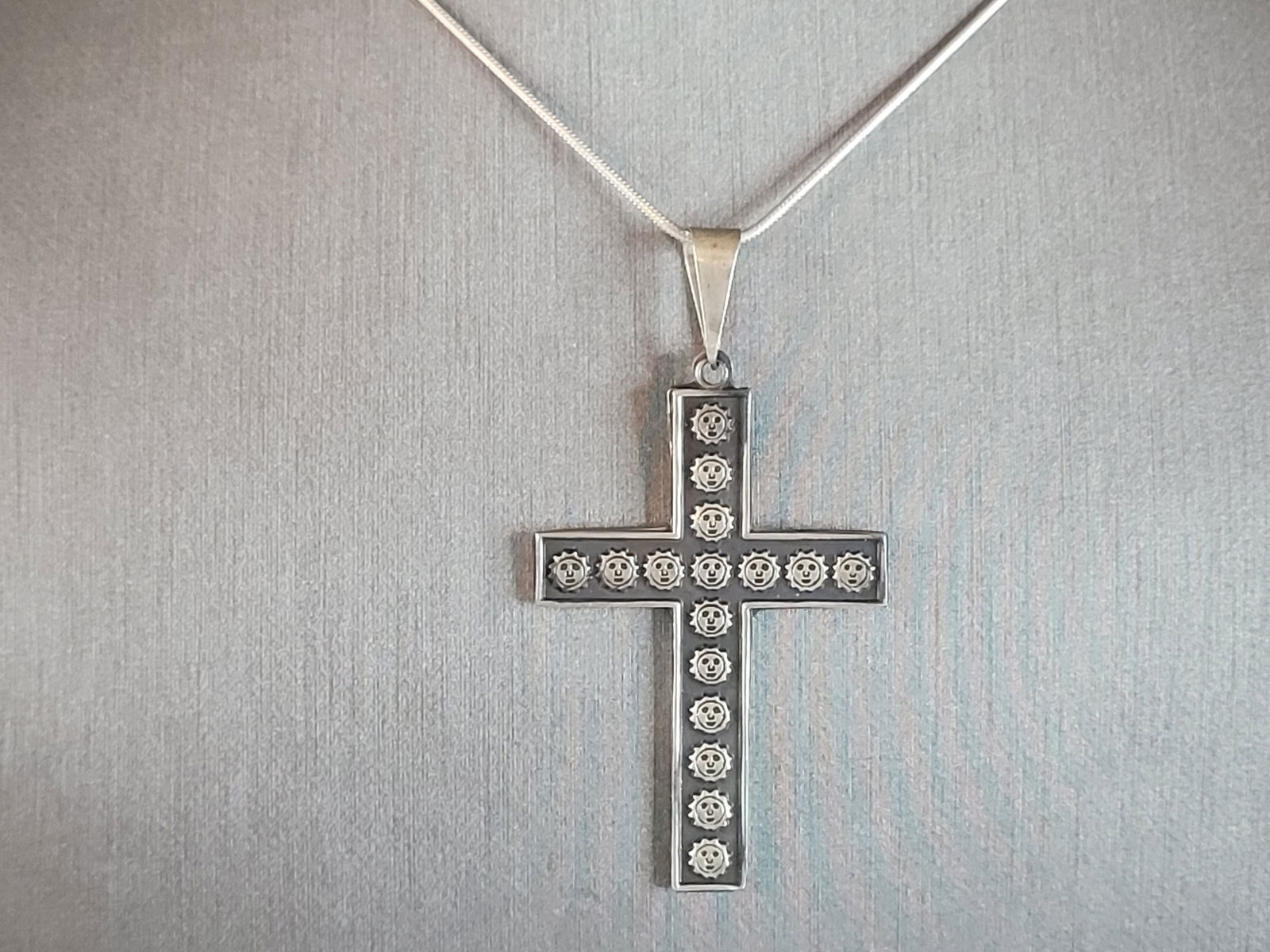 Sterling Silver Cross  Pendant & Necklace (1 of 5)