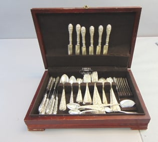 Vintage S. Kirk & Son Sterling Silver Repousse Flatware