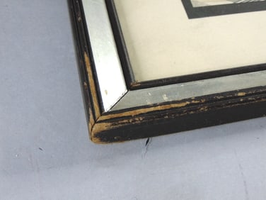 Vintage Estate Framed Japanese Wood Block Print