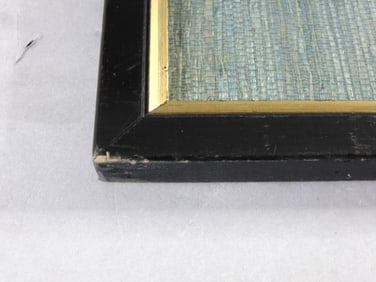Vintage Estate Signed & Framed Linen Chinese Art Print