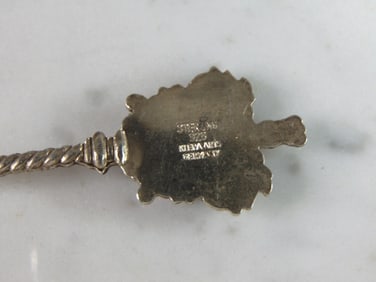 Vintage Estate Sterling Silver Disneyland Collector Spoon