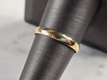 Vintage Estate 10k Yellow Gold Wedding Band Ring