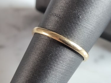 Womens Vintage Estate 14k Gold Wedding Ring Band