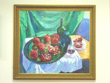 Vintage Oil on Canvas Painting by Listed Russian Artist