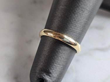 Womens Vintage Estate 14K Yellow Gold Band Wedding Ring