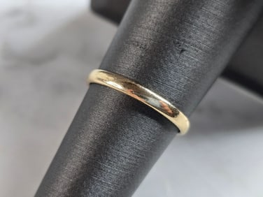 Womens Vintage Estate 14k Gold Wedding Ring Band