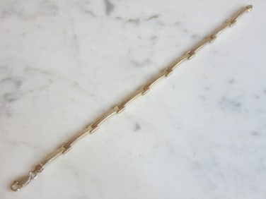 Womens Vintage Estate Sterling Silver Bracelet