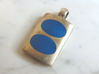 Womens Vintage Estate Sterling Silver Pendant