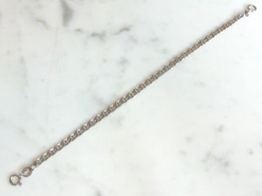 Little Girls Vintage Estate Sterling Silver Link Bracel