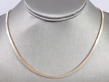 Womens Vintage Sterling Silver Necklace