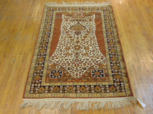 Vintage Estate Semi-Antique Handmade Kazak Design Rug (1 of 7)