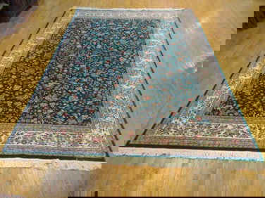 Vintage Estate Semi-Antique Handmade Rug