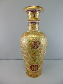 Decorative Hand Painted Natural Marble Vase