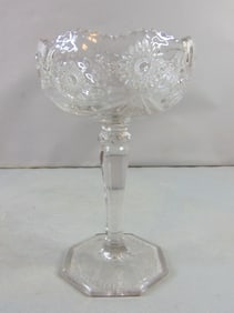 Vintage Pressed Glass Hub Furniture Co. Candy Dish