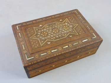 Middle Eastern Khatam Marquetry Inlay Box