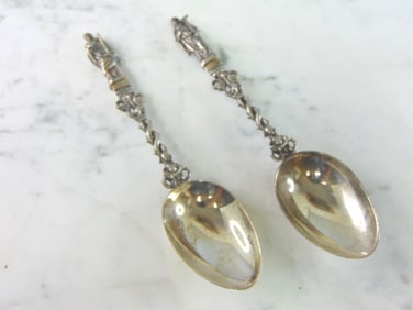 ANTIQUE STERLING SILVER GORHAM APOSTLE SPOONS 116g