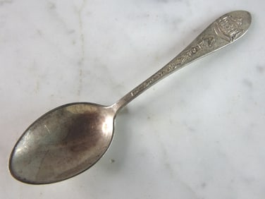 Vintage Estate Sterling Silver Hawaii Collector Spoon