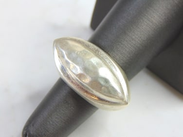 Womens Vintage Estate Sterling Silver Modernist Ring
