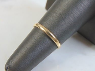 Women's Vintage 14k Gold Wedding Ring Band