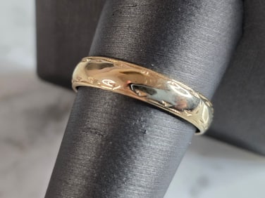 Mens Vintage Estate 14k Yellow Gold Wedding Band Ring