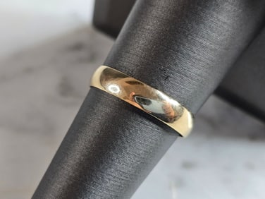 Womens Vintage Estate 14k Gold Tessler Weiss Wedding Band Ring