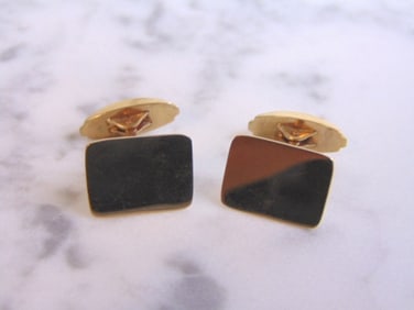 Men's Vintage Estate 10k Yellow Gold Cufflinks
