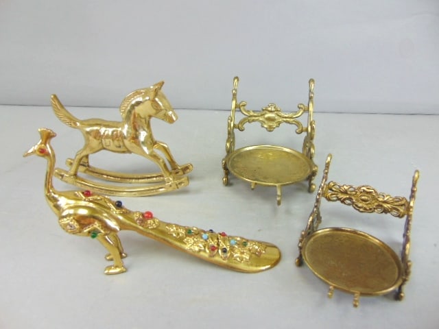 Lot of Four Vintage Estate Decorative Pieces (1 of 6)
