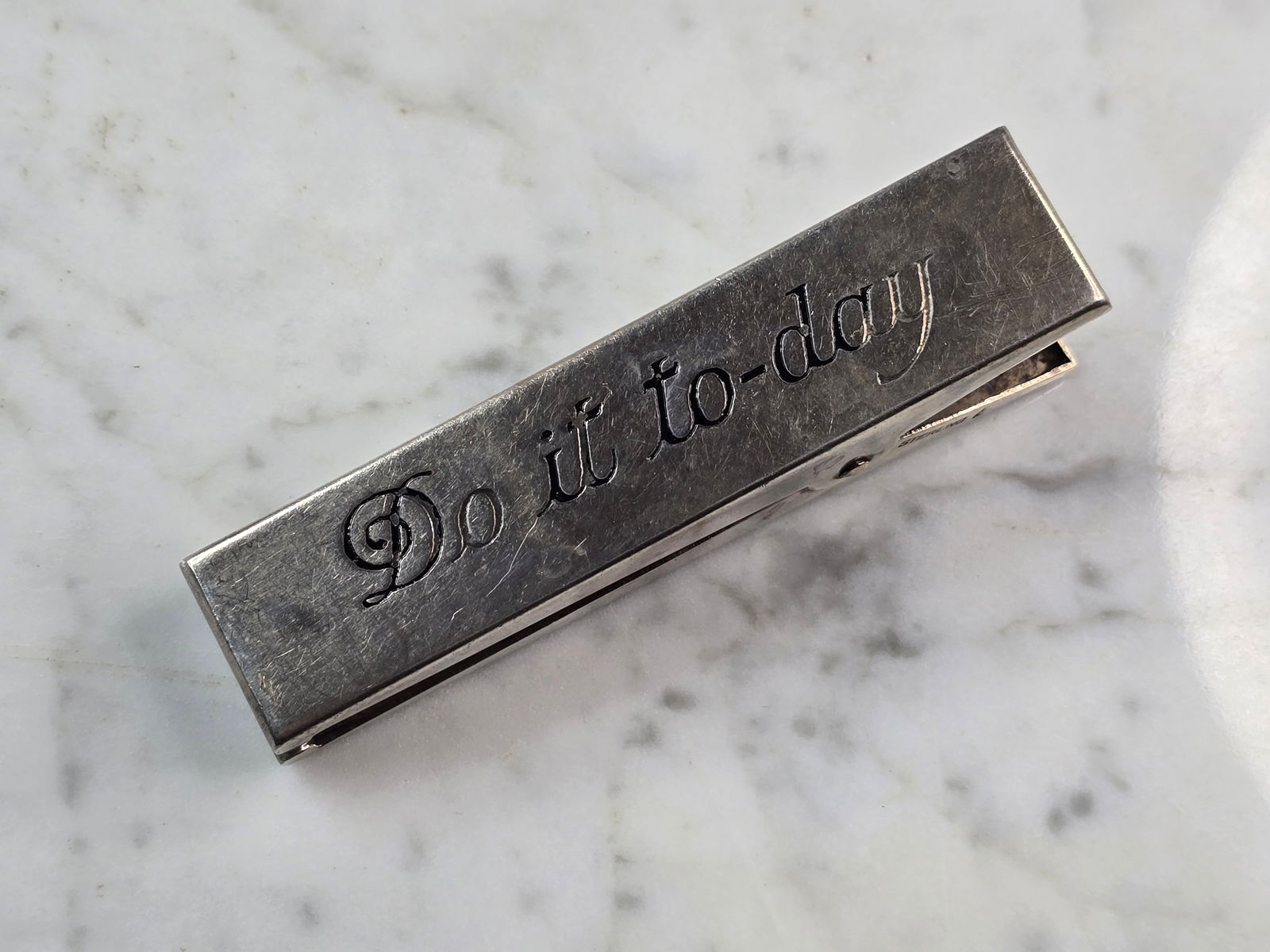 Vintage Estate Tiffany & Co Sterling Silver Laundry Pin Paper Weight (1 of 5)