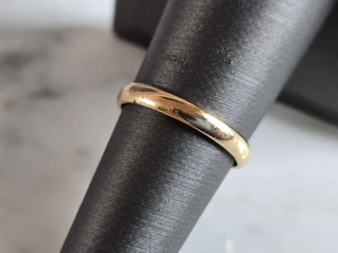 Womens Vintage Estate 14k Gold Wedding Ring Band