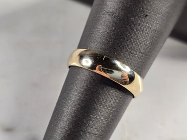 Womens Vintage Estate 10k Gold Tessler Weiss Wedding Ring Band