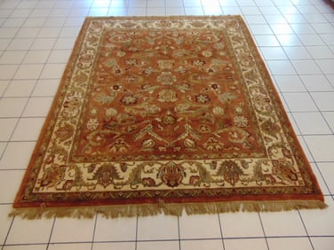 Vintage Estate Decorative Handmade Middle Eastern Rug