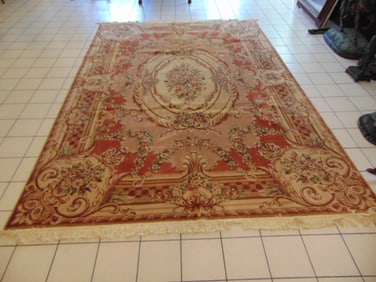 Vintage Estate Decorative Handmade Chinese Rug