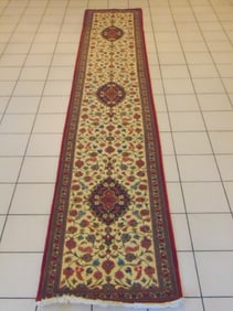 Vintage Estate Decorative Handmade Jozan Runner Rug