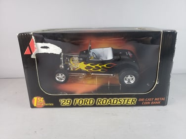 Ace Stores 1st In A Series 1929 Ford Roadster Diecast Metal Coin Bank