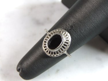 Womens Vintage Estate Sterling Silver Modernist Ring