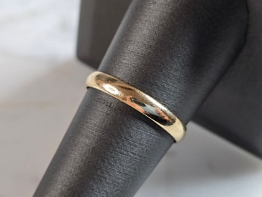 Vintage Estate 14k Gold Tessler Weiss Wedding Ring Band