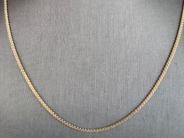 Womens Vintage Estate 14K Yellow Gold Necklace
