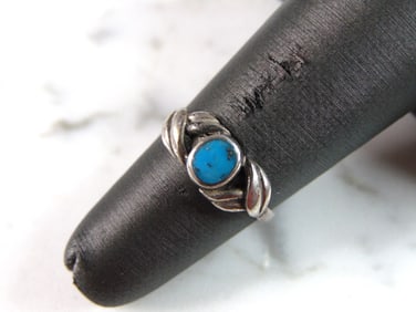 Womens Vintage Estate Sterling Silver Modernist Ring